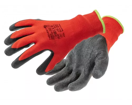 RODER Перчатки рабочие с вспененным латексом размер 9 (12 пар)