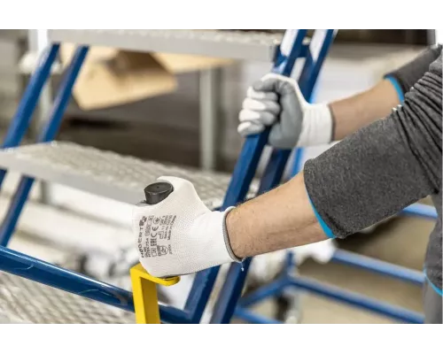 GLAN Перчатки рабочие с нитриловым покрытием размер 10 (12 пар)