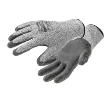 FUHSE Перчатки рабочие HPPE с защитой от порезов покрыты полиуретаном 11