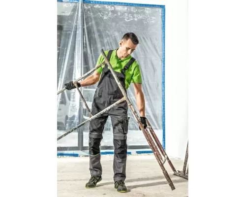 LEMBERG Полукомбинезон рабочий темно-серый 3XL (58)