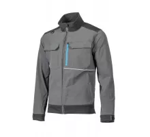 TAUBER Куртка рабочая 4-way stretch темно-серая L (52)