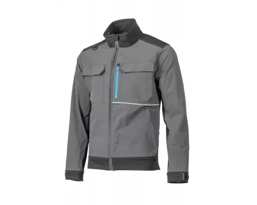 TAUBER Куртка рабочая 4-way stretch темно-серая L (52)