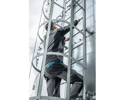 TAUBER Куртка рабочая 4-way stretch темно-серая L (52)