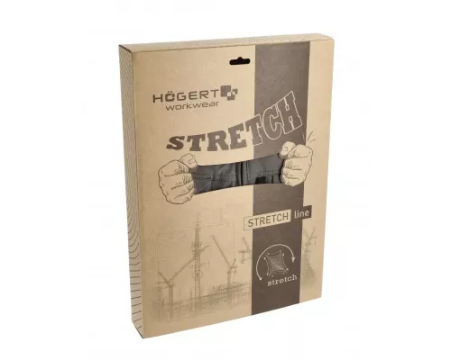 TAUBER Куртка рабочая 4-way stretch темно-серая L (52)