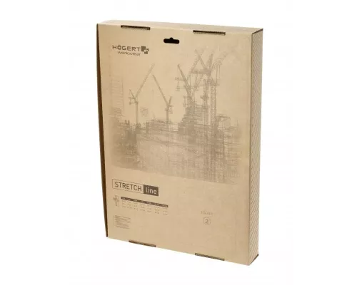 TAUBER Куртка рабочая 4-way stretch темно-серая L (52)