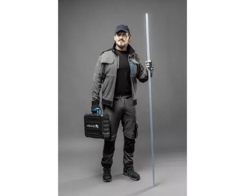 TAUBER Куртка рабочая 4-way stretch темно-серая L (52)