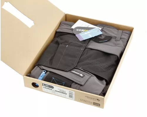 TAUBER Брюки рабочие 4-way stretch темно-серые XL (54)