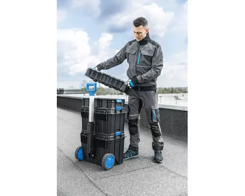 TAUBER Брюки рабочие 4-way stretch темно-серые XL (54)