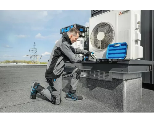 TAUBER Брюки рабочие 4-way stretch темно-серые XL (54)