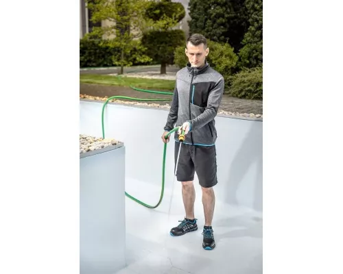 NISTER Толстовка рабочая серый меланж/синяя M (50)