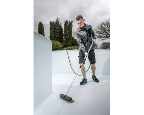 NISTER Толстовка рабочая серый меланж/синяя XL (54)