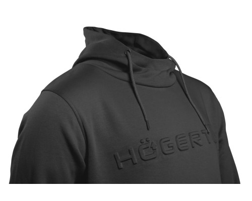 HÖGERT толстовка спортивная с капюшоном черная S (48)