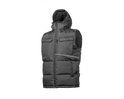 BORGER Жилет утепленный с капюшоном черный 3XL (58)