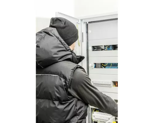 BORGER Жилет утепленный с капюшоном черный XL (54) BORGER Жилет утепленный с капюшоном черный XL (54)