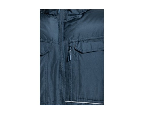 LEON утепленная куртка с капюшоном темно-синяя S (48)