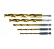 HT6D180 Набор сверл по металлу с шестигранным хвостовиком 1/4'', набор 4, 5, 6, 8, 10 мм, сталь HSS,