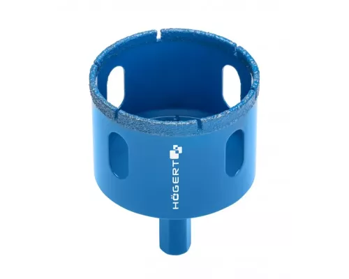 Алмазная коронка для керамики с шестигранным хвостовиком 83 мм