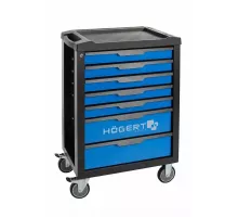 HT7G048 Тележка инструментальная 7 ящиков, HOEGERT, 5902801267956 (CN)