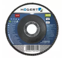 HT8D051 Круг шлифовальный лепестковый 125x22,4 G40, HOEGERT, 5902801297069 (CN)