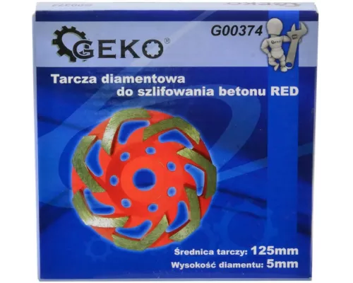 Tarcza diamentowa do szlifowania betonu RED 125mmx5mm (50)