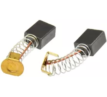 G00493 Щетки электроугольные 8х12x15мм, пружина, пятак-уши "+", для УШМ 230мм BWS (комплект/2шт), GEKO, 5901477103209 (CN)