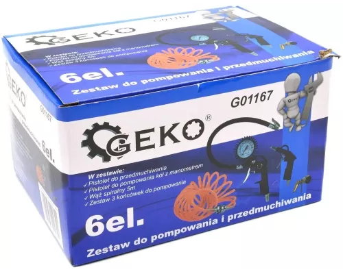 Zestaw do pompowania i przedmuchiwania 6el. (20)