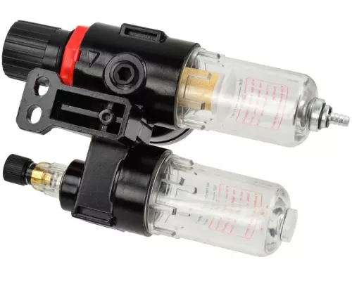 Reduktor z filtrem powietrza + odwadniacz 1/4