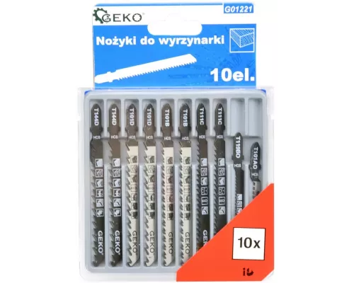Nożyki do wyrzynarki 10el. NEW (20/100)