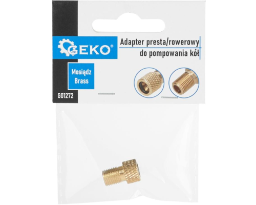 Adapter presta/rowerowy do pompowania kół – mosiężny (25/300)