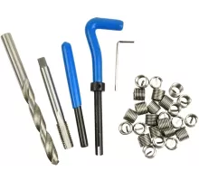 G02883 Набор для ремонта резьбы М10х1,5мм, HSS4341, 25 ремонтных вставок, в футляре, GEKO, 5901477169069 (CN)