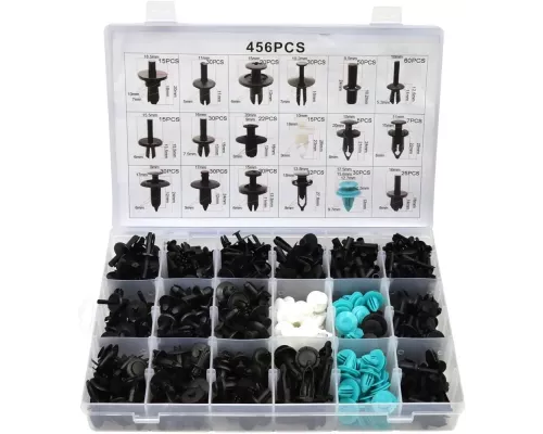 Zestaw spinek i kołków samochodowych 456szt. (20)