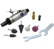 Мини-пневматическая дрель-болгарка 1/4" с аксессуарами (25)