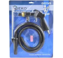 GEKO Пескоструйный пистолет со шлангом + сопла Geko, G03149