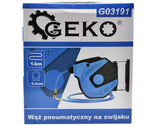 Wąż pneumatyczny na zwijaku 14m  6,5x10mm (4)
