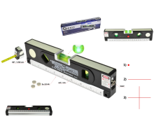Лазерный уровень с подсветкой и мерой 1,5 м (50)