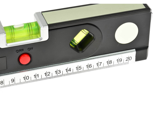 Poziomica laserowa podświetlana z miarą 1,5m (50)