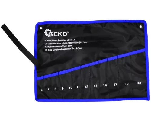 Pokrowiec - płachta na klucze 12el. 6-22mm (100)