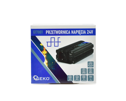 Przetwornica napięcia 24V/230V 250/500W (24)