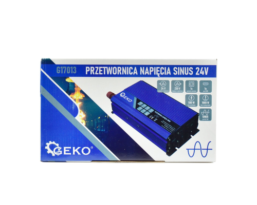 Przetwornica napięcia SINUS 24V/230V 500/1000W (10)