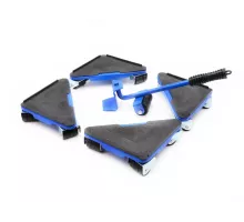 G29800 Набор роликовых платформ для перемещения мебели до 300кг, 5эл, 170х170х230мм, L=50мм, GEKO, 5