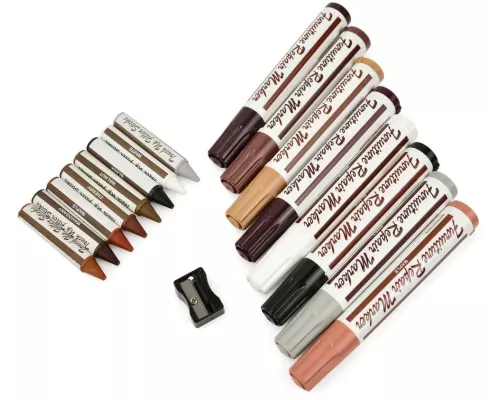 Zestaw do naprawy paneli, mebli, drewna 17el. (80)