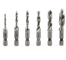 Набор резьбонарезных сверл HSS М3-М10, 6 шт. (100)