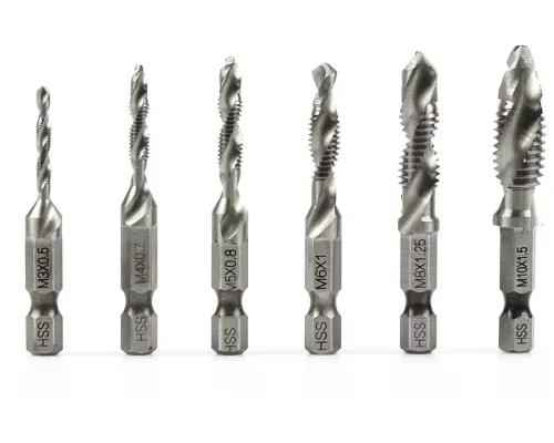 Zestaw wierteł gwintujących HSS M3-M10 6el. (100)