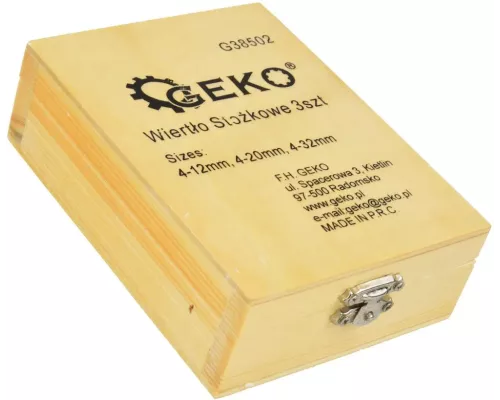 Zestaw wierteł stożkowych HSS TiN 3el.(4-12,4-20,4-32)(20)