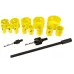 Zestaw otwornic Bimetal do metalu i drewna 17el/aluminiowa walizka/(5)