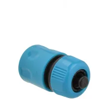 G73031 Соединитель пластмассовый, быстросъемный для шланга 1/2", аквастоп, BLUE LINE, GEKO, 5901477118135 (CN)