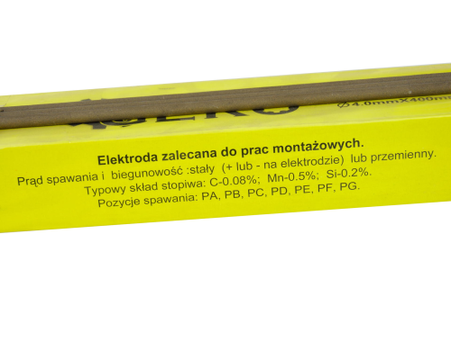 Elektrody spawalnicze 4mmx350mm różowe (5kg) (4)