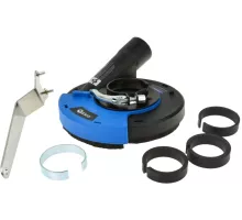 G80255 Кожух защитный с пылеотводом для углошлифмашины 115/125мм, для шлифовальных работ, GEKO, 5901