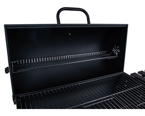 Grill węglowy typu beczka z pokrywą – ruszt 71x45cm (1)