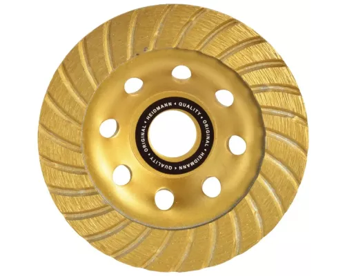 Tarcza diam. turbo do szlifowania betonu 125mmx22,23mm Heidmann(50)